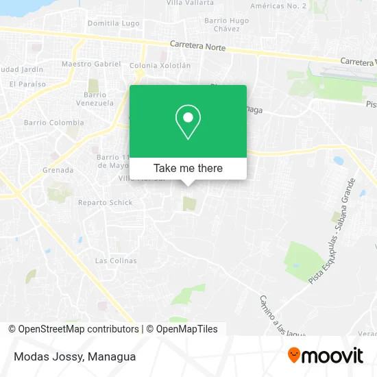 Modas Jossy map