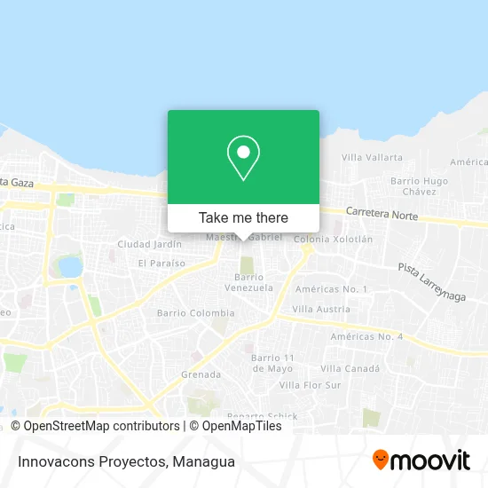 Innovacons Proyectos map
