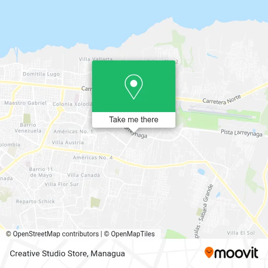 Creative Studio Store map