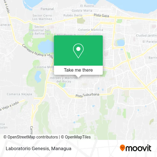 Laboratorio Genesis map