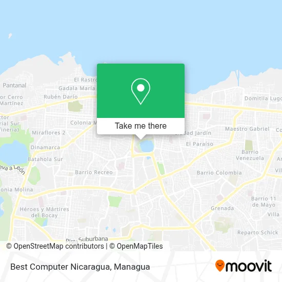Best Computer  Nicaragua map