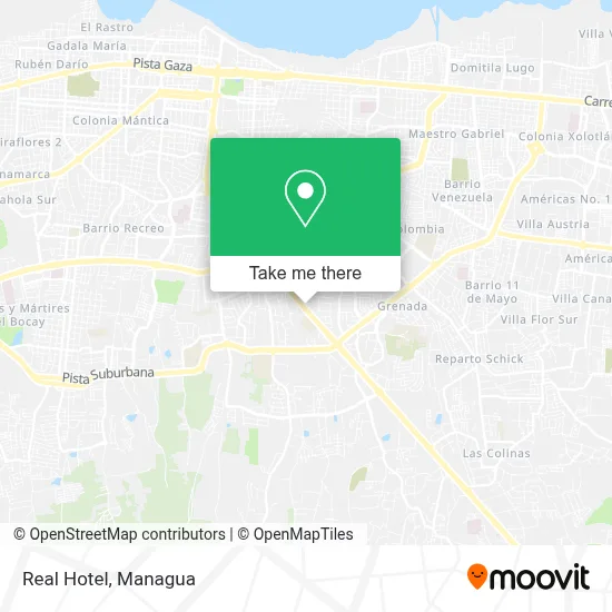 Hotel Real map