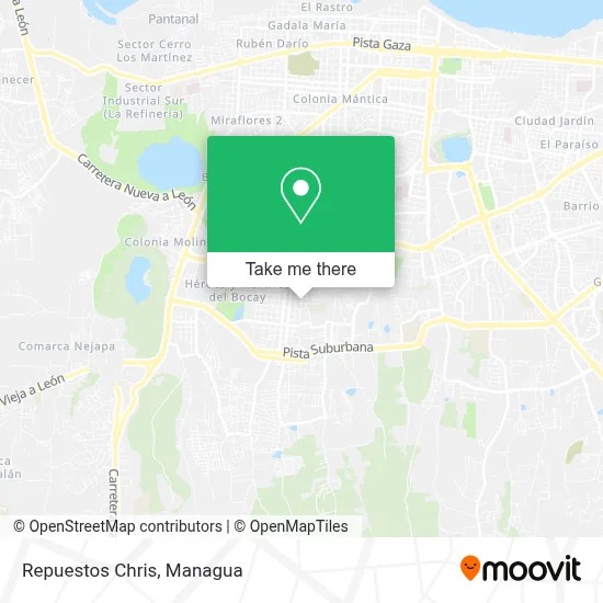 Repuestos Chris map