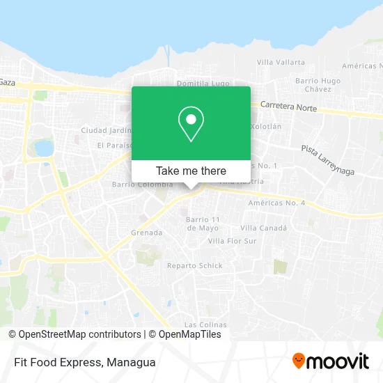 Fit Food Express map