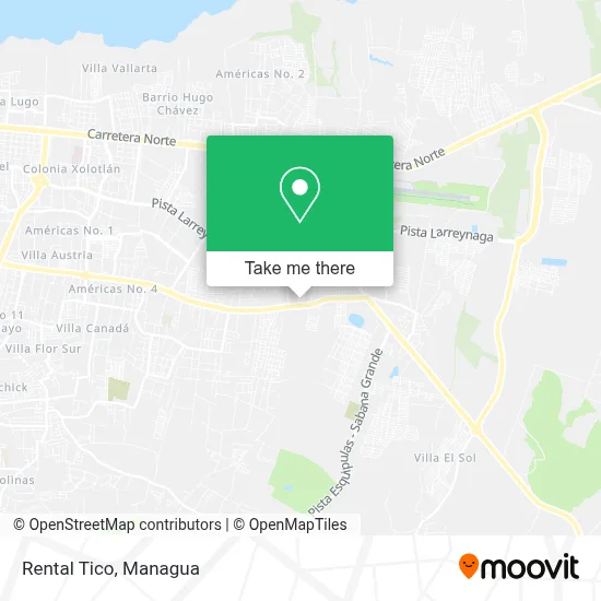 Rental Tico map