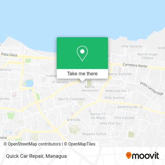 Quick Car Repair map