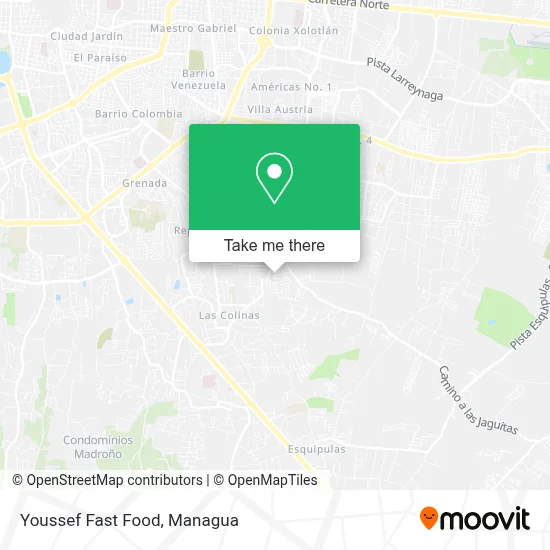 Youssef Fast Food map