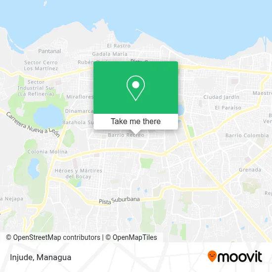 Injude map