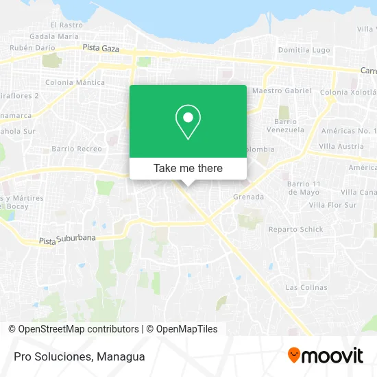 Pro Soluciones map
