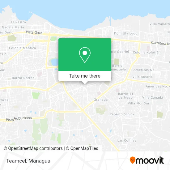 Teamcel map