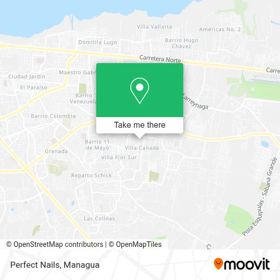 Perfect Nails map