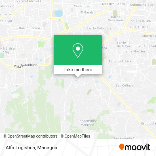 Alfa Logistica map
