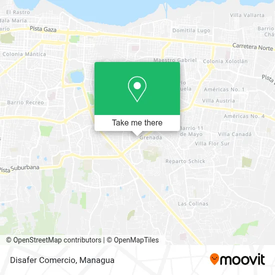 Disafer Comercio map