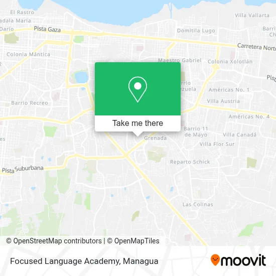 Focused Language Academy map