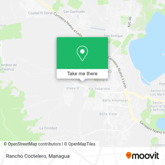 Rancho Coctelero map
