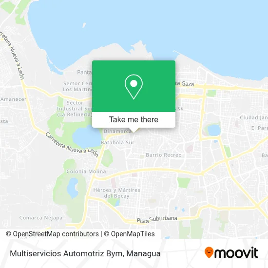 Multiservicios Automotriz Bym map