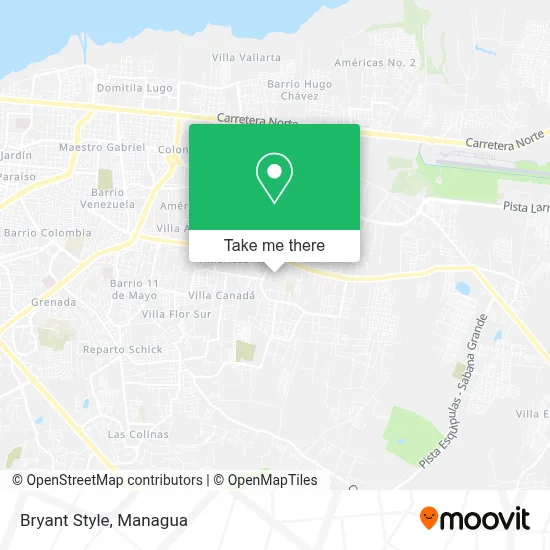 Bryant Style map