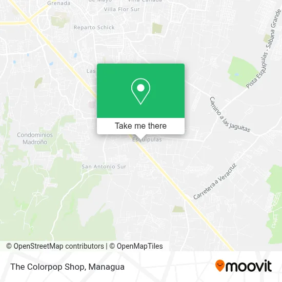 The Colorpop Shop map