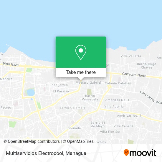 Multiservicios Electrocool map