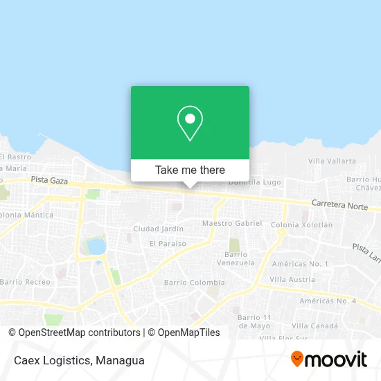 Caex Logistics map