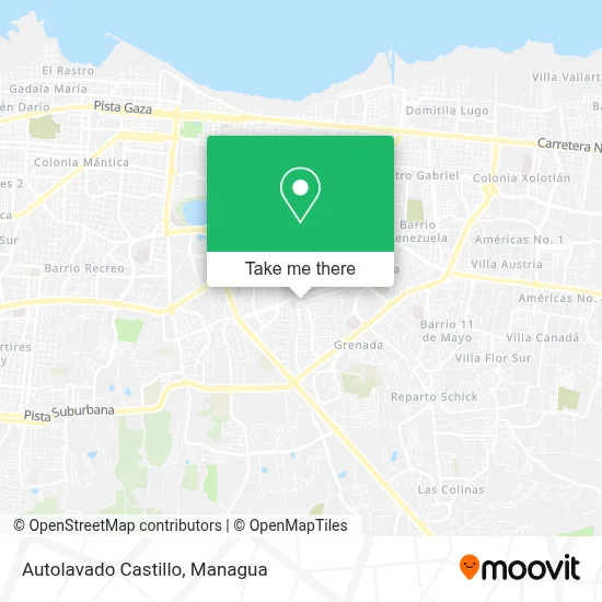 Autolavado Castillo map