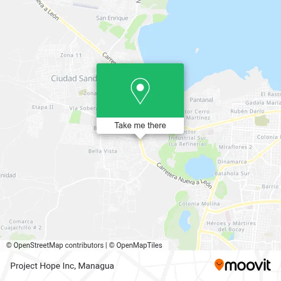 Project Hope Inc map