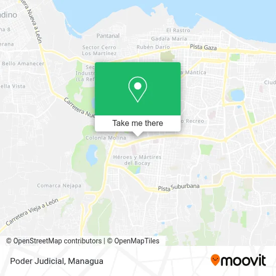 Poder Judicial map