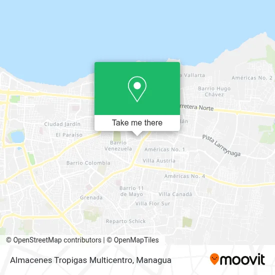Almacenes Tropigas Multicentro map