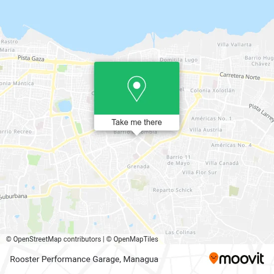 Rooster Performance Garage map