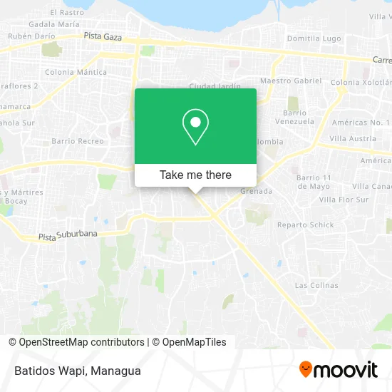 Batidos Wapi map