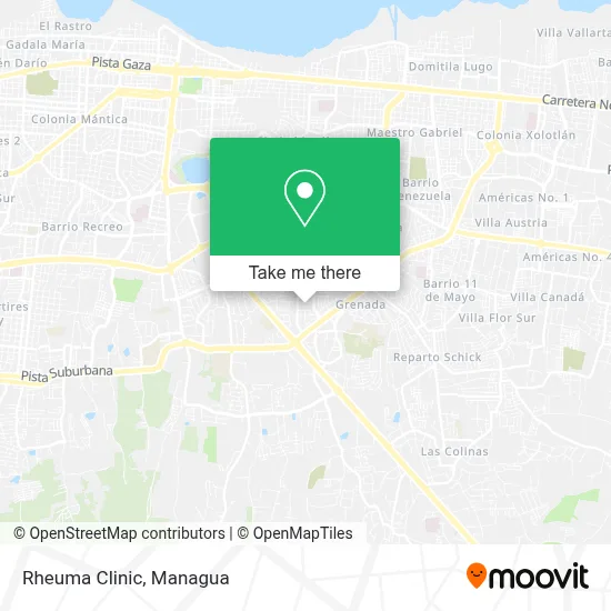 Rheuma Clinic map