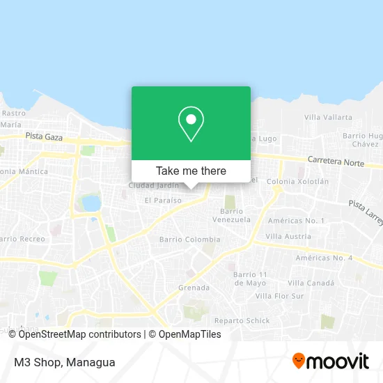M3 Shop map
