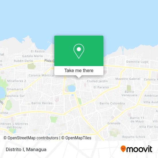 Distrito I map
