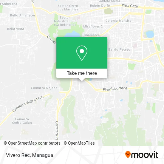 Vivero Rec map