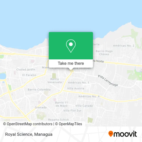 Royal Science map