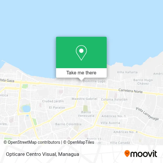 Opticare Centro Visual map