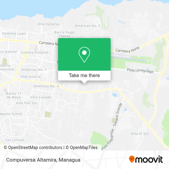 Compuversa Altamira map