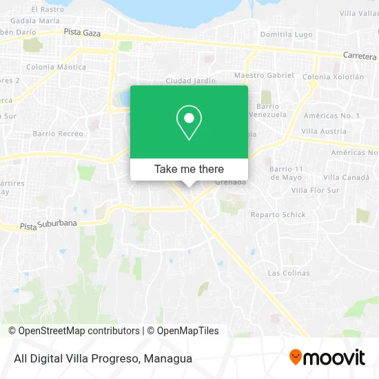 All Digital Villa Progreso map