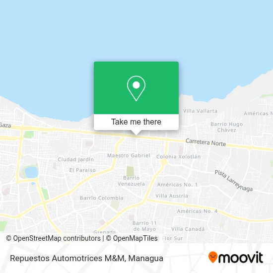 Repuestos Automotrices M&M map
