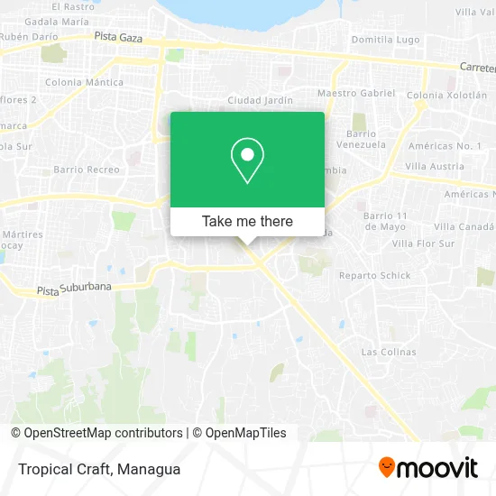 Tropical Craft map