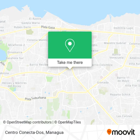 Centro Conecta-Dos map