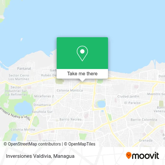Inversiones Valdivia map