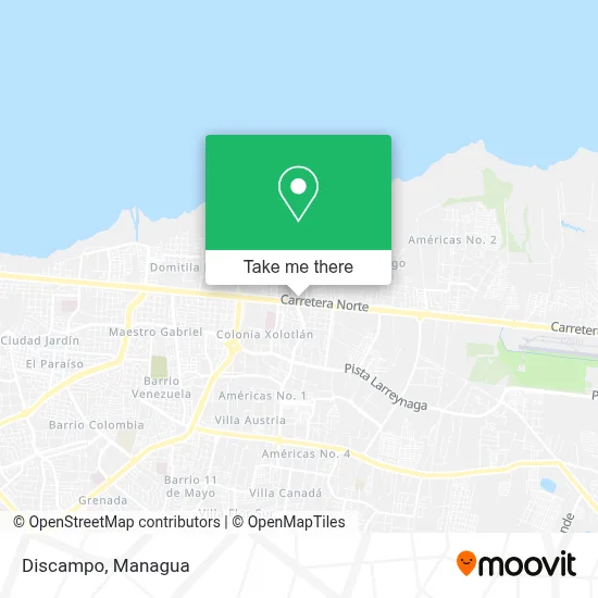 Discampo map