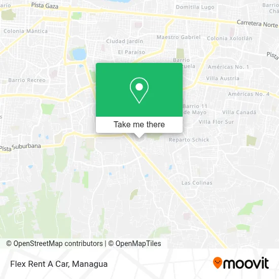 Flex Rent A Car map