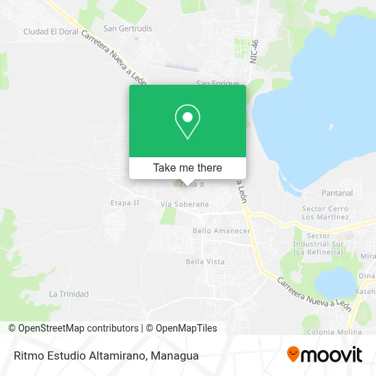 Ritmo Estudio Altamirano map