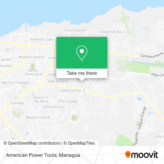 American Power Tools map
