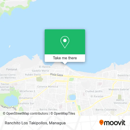 Ranchito Los Takipollos map