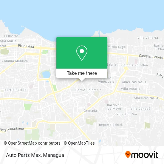 Auto Parts Max map