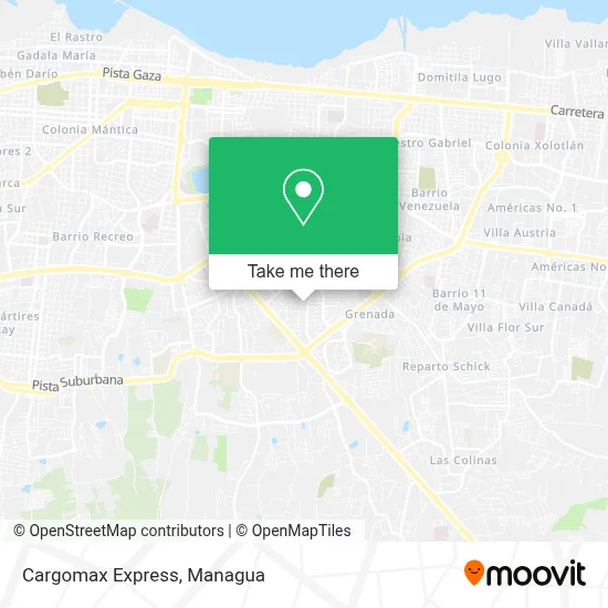 Cargomax Express map