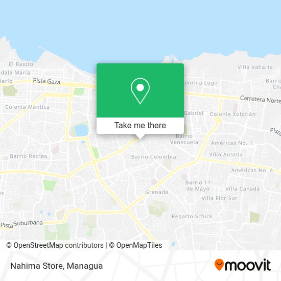 Nahima Store map